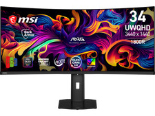 MSI 34" 280Hz QD-OLED UWQHD Gaming Monitor FreeSync Premium Pro G-Sync Compati