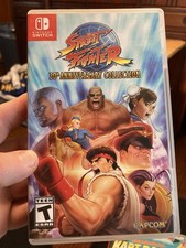 Street Fighter 30th Anniversary Collection Nintendo Switch Case. No Game