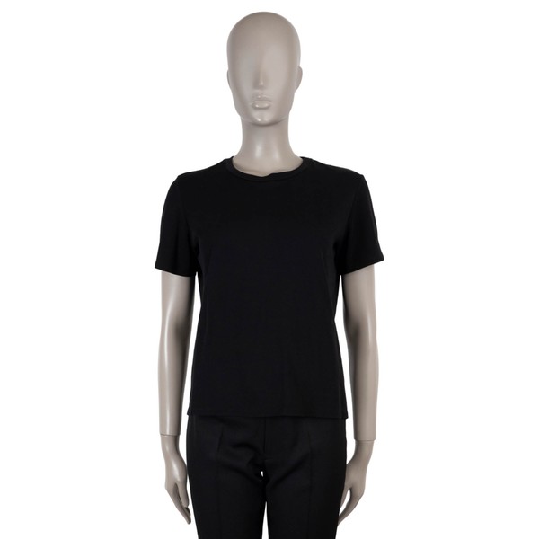 73768 Auth THE ROW schwarz Baumwolle CLASSIC JERSEY T-Shirt Shirt M