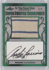 2019-20 Leaf ITG Used Green Spectrum 3/5 Andre Lacroix #SSS-AL1 Auto fm0