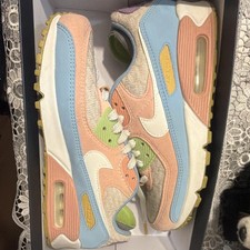 Nike Air Max 90 Sun Club Multicolor Athletic Sneakers DJ9997-100 Synthetic