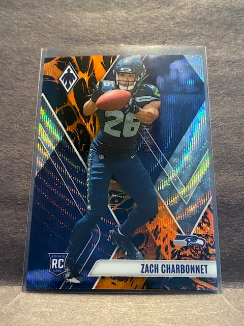 2023 Panini Phoenix - Rookies Zach Charbonnet #127 Lava /175 (RC)