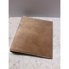 Genuine Cowhide Leather 3 Ring Binder Cover T...