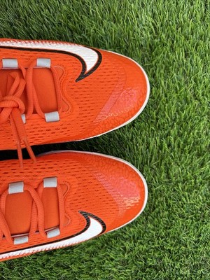 Men Size 9 Nike Alpha Huarache Elite 4 Metal Baseball Cleats Orange FN7222-800 Nike Alpha Huarache Elite 4 Metal Baseball Cleats Orange  main image 2