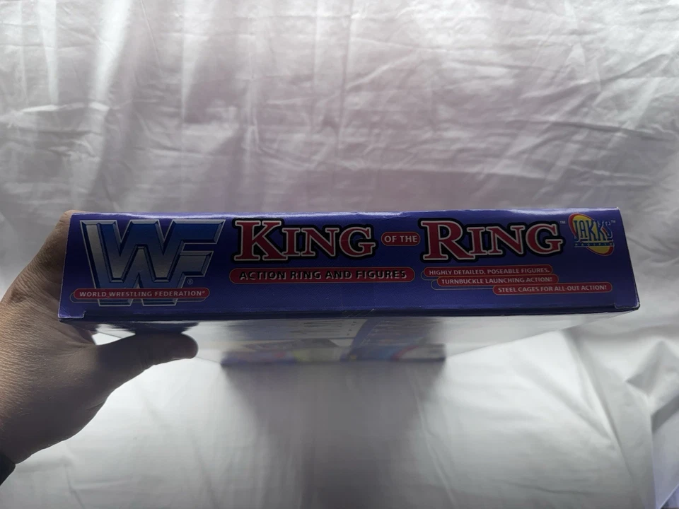 Jakks WWF King of the Ring 1998 NIB. 6 Figures, w/Crown, Accessories, The Rock! - Image 3 of 4