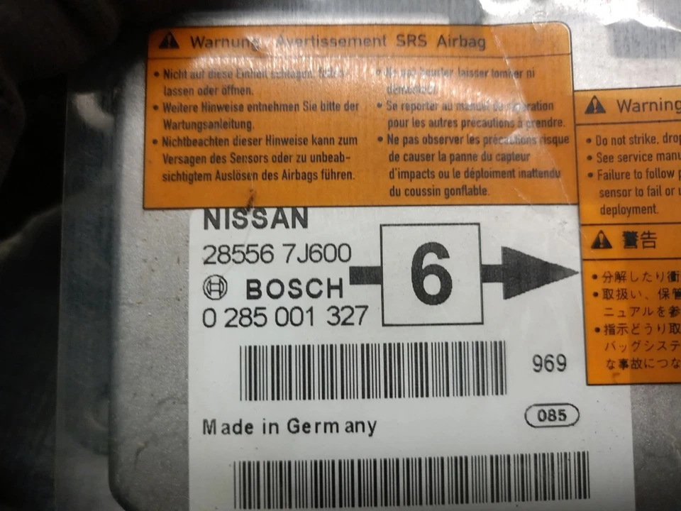 285567J600 CENTRALINA  / 0285001327 BOSCH / 5347442 PER NISSAN PRIMERA HATCHBACK - Immagine 4 di 4