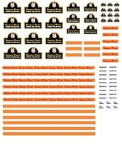 HO Scale Truck / Trailer Decals.  Southern Pa...