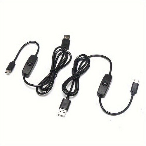 2/5/10-Pack USB Type-C Cable with On/Off Switch, 5V Fast Transfer, Compatible wi - Picture 6 of 16