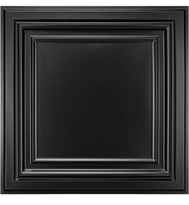 Art3d PVC Drop Ceiling Tiles / Glue Up Plastic Panel 24 x 24 48 sq ft 12Pcs