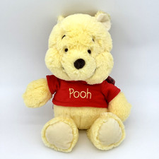 Disney Baby Winnie the Pooh Bear 12" Stuffed Plush Rattle Baby Toy Crinkle Ears