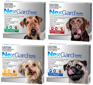 nexgard sizes