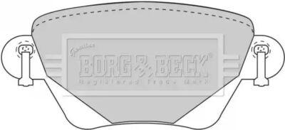 Borg & Beck BBP1707 Kit Pastiglie Freno Anteriori O Posteriori – Qualità Alta Accessori Inclusi