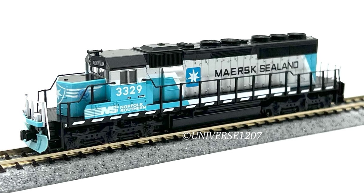Nゲージ鉄道模型 KATO USA SD40-2 #176-4954 N EMD SD40-2 Early type and Mid Production Past Models
