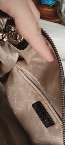Guy Laroche Handtasche Leder - Bild 6 von 6