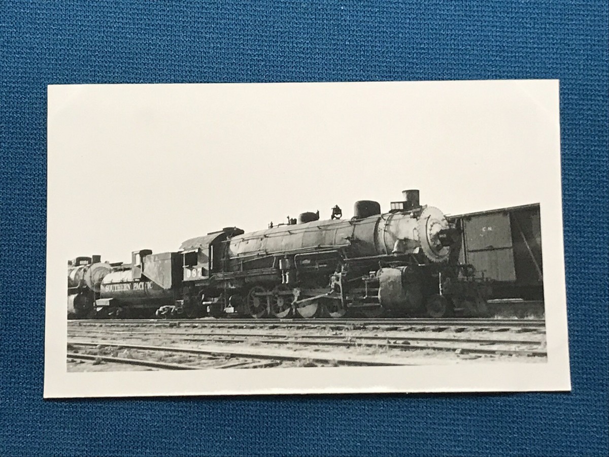 Southern Pacific Lines Railroad Locomotive No. 987 Vintage Photo