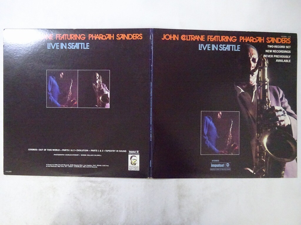 John Coltrane Feat Pharoah~ Live In Seattle ABC Impulse YB