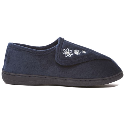 DR KELLER WOMENS SLIPPERS LADIES WIDE FIT CUSHIONED WARM ADJUSTABLE FLEECE SHOES - Picture 14 of 24