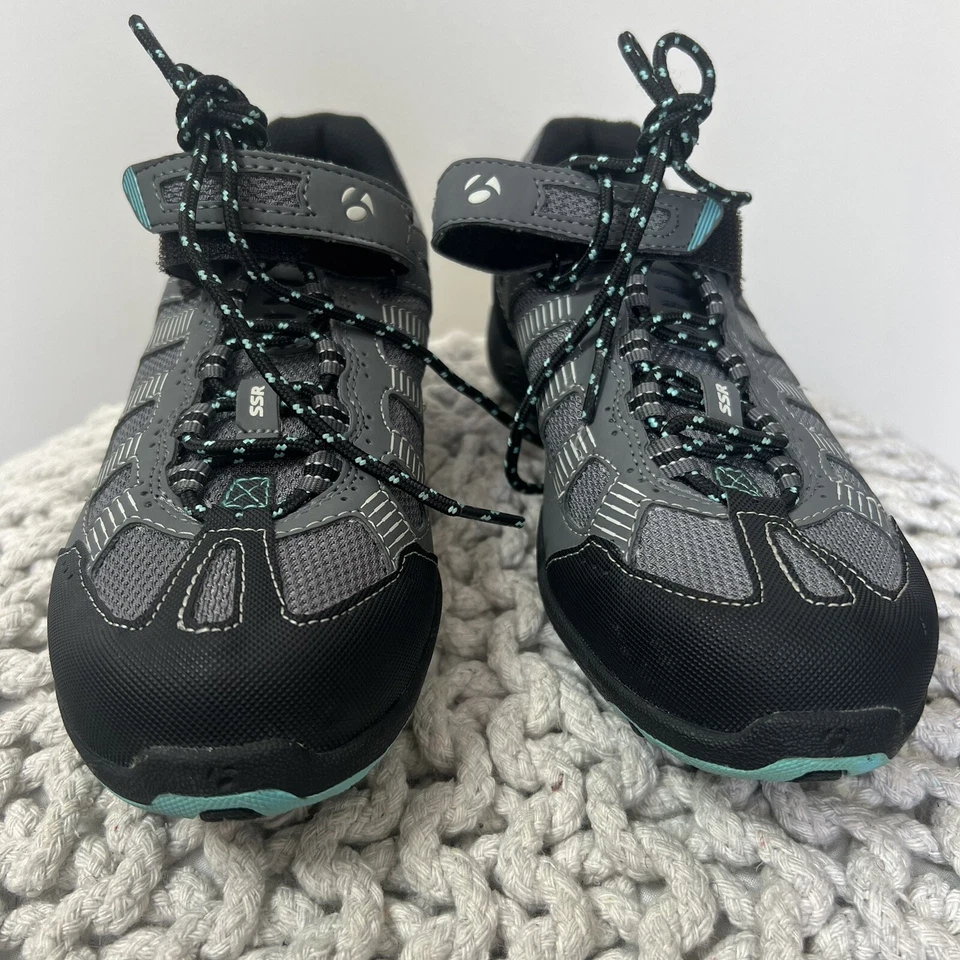 Bontrager 女鞋 5.5 灰色黑色薄荷绿色运动远足户外 — 第 2/4 张图片