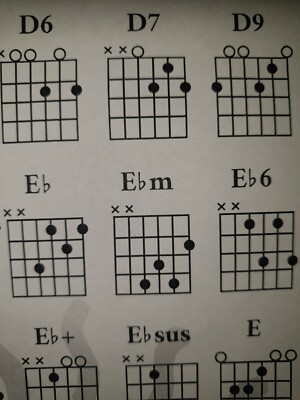 Ultimate Guitar Chord Chart | eBay