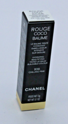 CHANEL  ROUGE COCO BAUME 936 Chilling Pink PFLEGENDER LIPPENBALSAM 3g