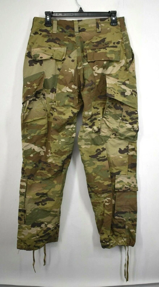 Army Unisex Camo Comfort-Fit Cinched Hem Hiking Safari Cargo Capri Pants S/S - Image 2 of 4