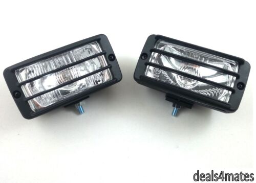  UNIVERSAL 12v CAR SUV 4X4 OFFROAD CLEAR FOG SPOT LIGHTS LAMPS 148x75mm E-MARK - Picture 1 of 2