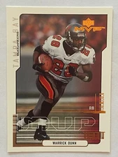 2000 Upper Deck MVP #165 Warrick Dunn Tampa Bay Buccaneers