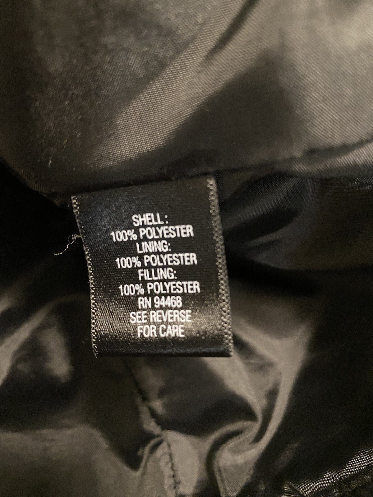 Croft & Barrow Solid Black Full Zip Quilted Hoode… - image 16