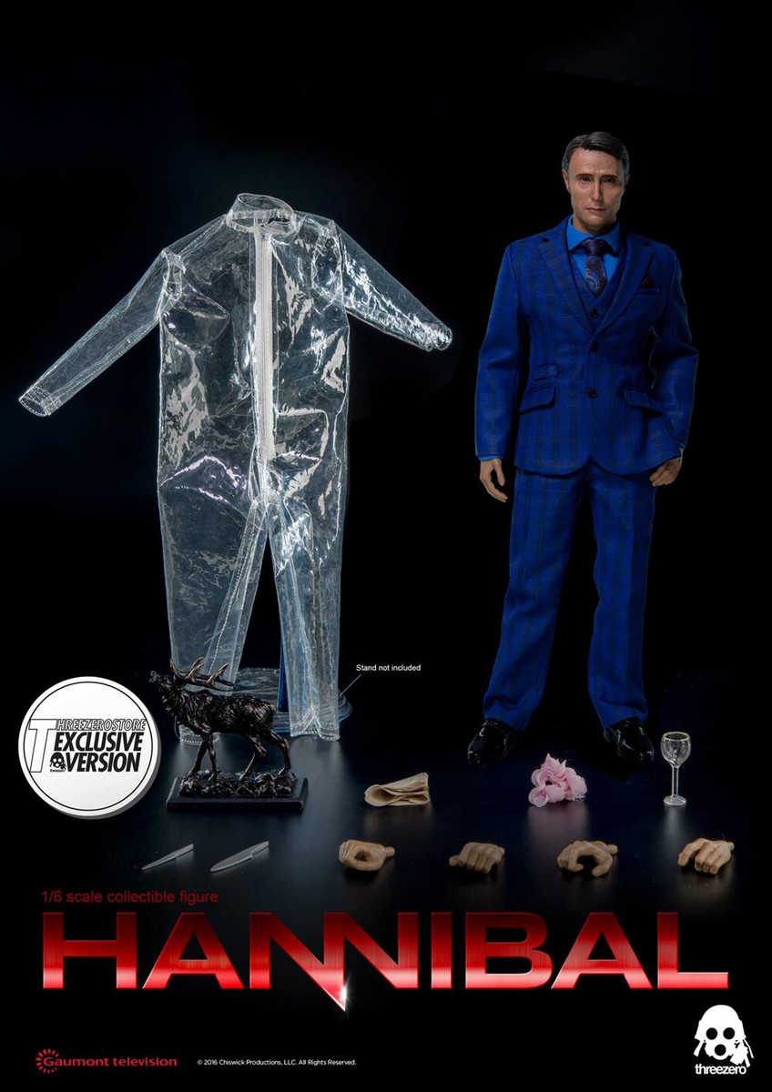 ThreeZero Hannibal The Silence of the Lambs 12in Action