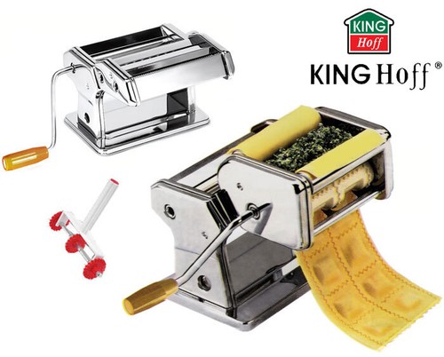 Maszyna do robienia makaronu 5 w 1 Maszyna do ravioli Spaghetti Ravioli Makaron KINGHOFF KH-3113-B - Zdjęcie 2 z 10