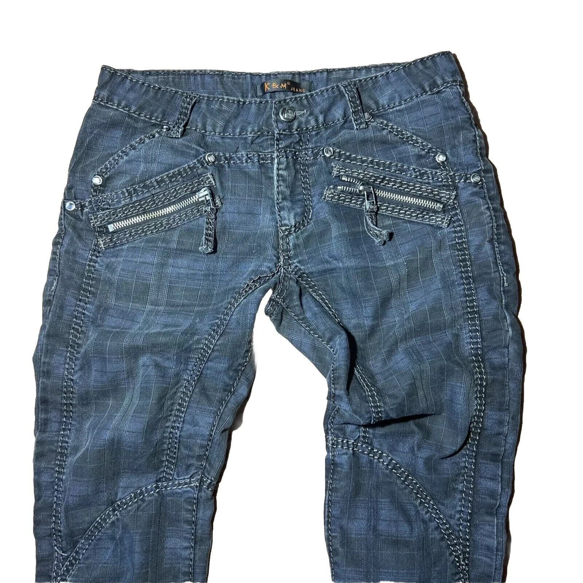 Jeans Uomo Kosmo Lupo Cargo Star Pantaloni Denim Zipper Alla Moda - Foto 11