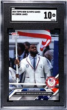 2024 Topps Now Olympic Lebron James #4 SGC Gem Mint 10