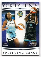 2024 Panini Origins WNBA Dana Evans Diamond DeShields #13 Splitting Image