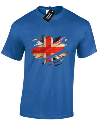 United Kingdom Flag Slash Uk Patriotic Football Great Unisex T-Shirt
