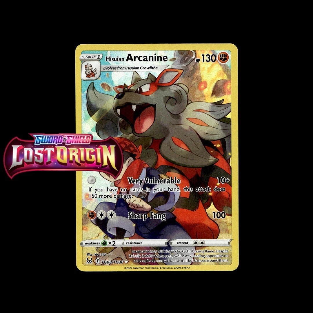 hisuian arcanine pokemon card value Hisuian Arcanine V (090/195) – Torena main image 0