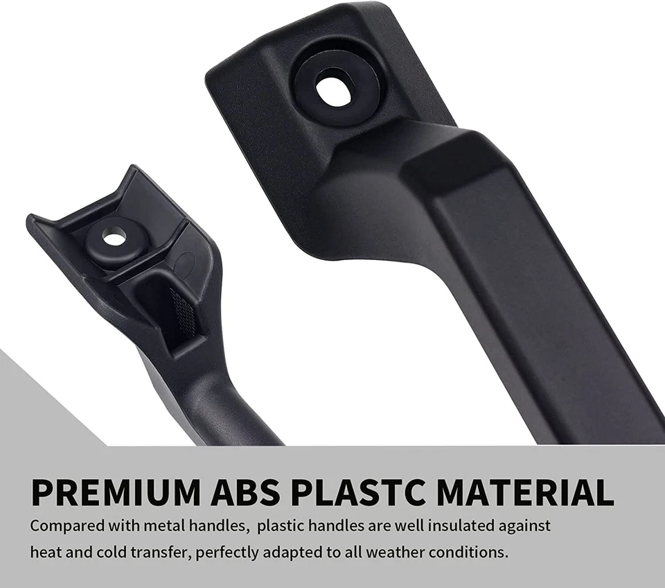 2pcs Black Grab Handles Compatible with Polaris Ranger 570 XP 900 1000 2014-2022 - Image 2 of 4