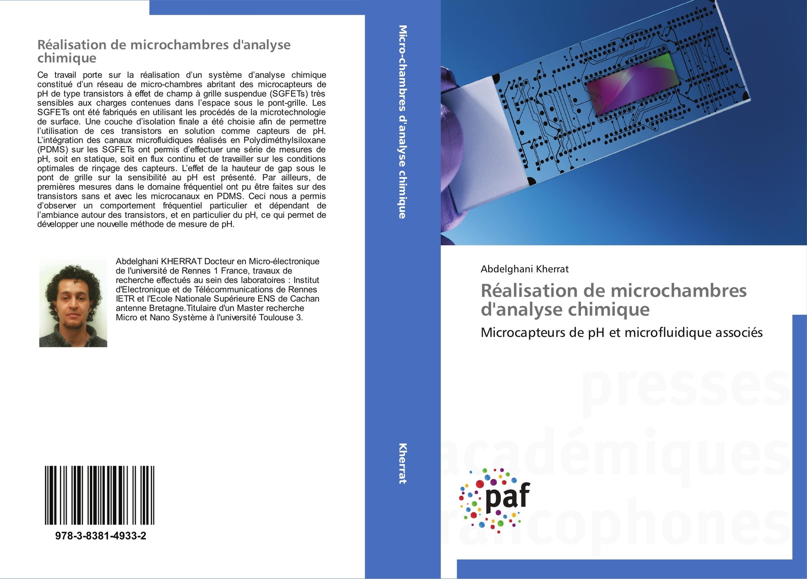 Thumbnail - Réalisation De Microchambres D'analyse Chimique Abdelghani Kherrat