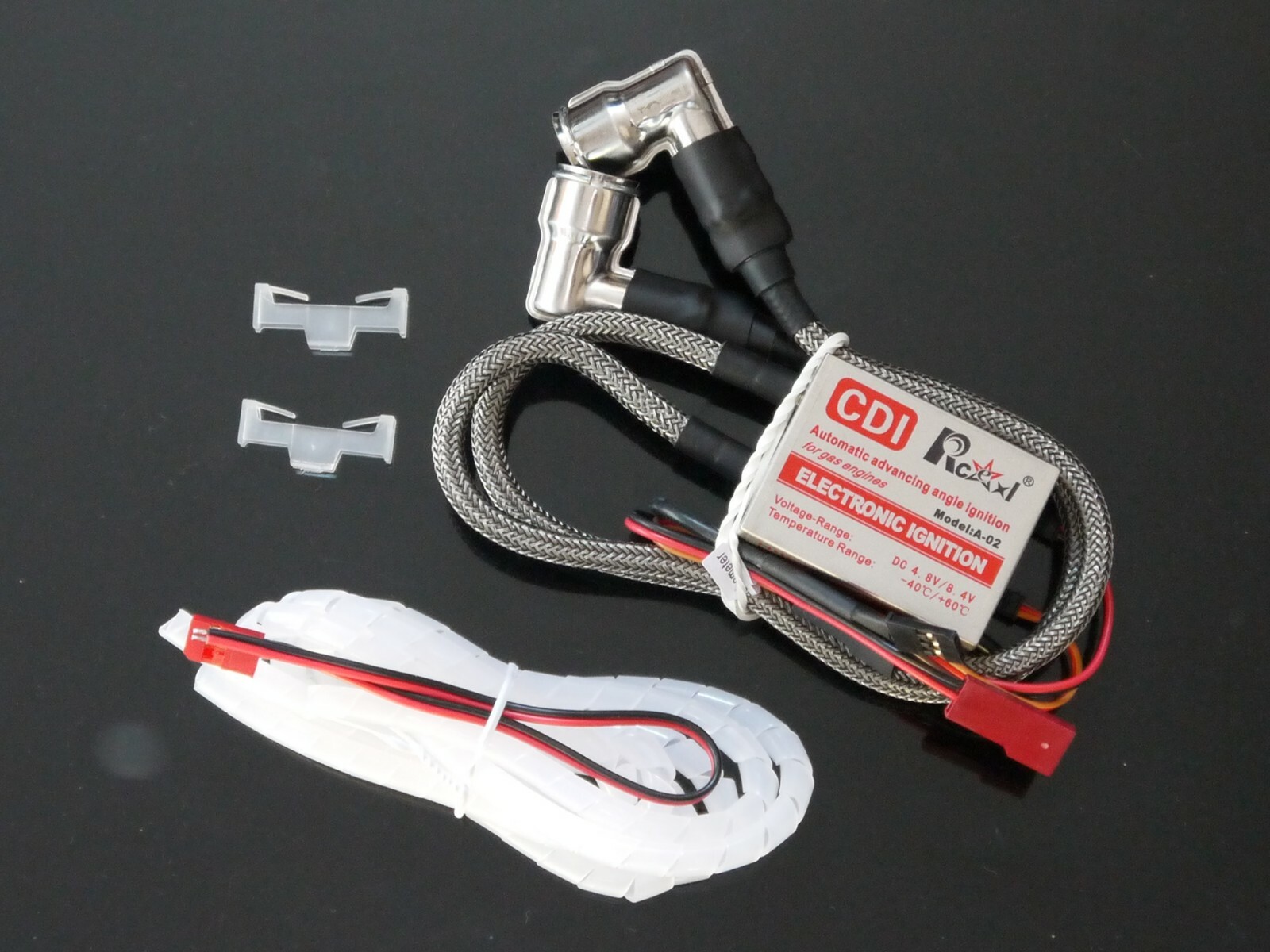 Rcexl Twin Ignition CDI for CM6 Spark Plug DA100 DLE111 RC Airplane Gas