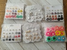 Wholesale Lot 60 or 120 Pairs New Assorted Cute Stud Dangle Earrings FREE SHIP