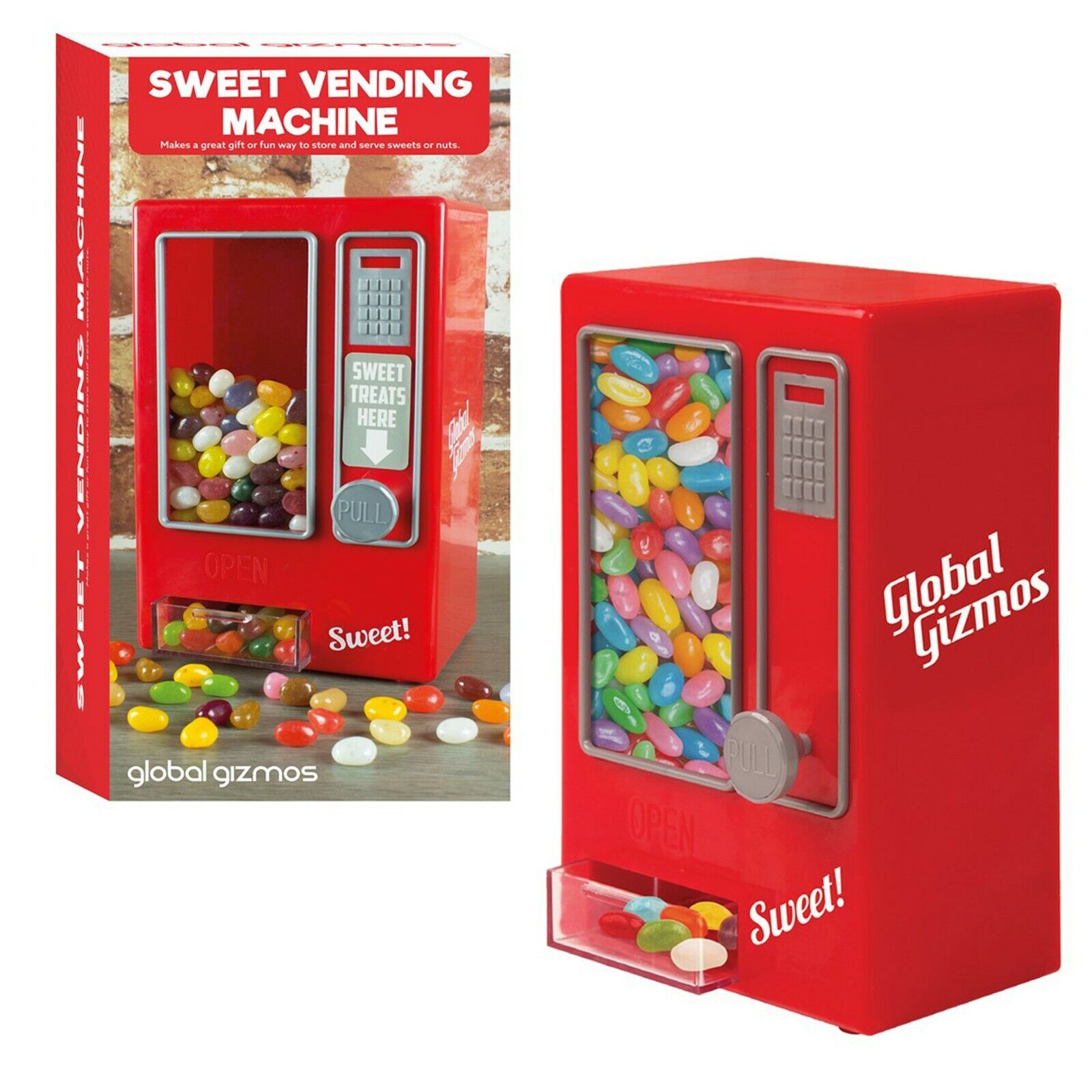 1 Pièce Machine De Distributeur De Bonbons Miniature De Style Coréen Blanc,  Boîte-cadeau Mignonne Pour Le Stockage De Bonbons Et Jouets Pour Enfants