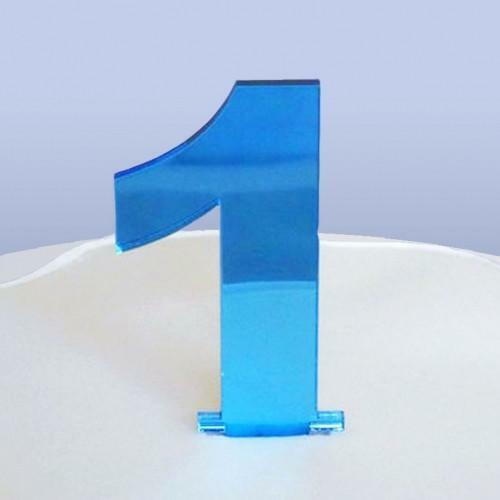 Contemporary Numbers Cake Toppers, Various Colours & Sizes Optionen - Picture 5 of 5