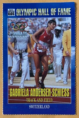 GABRIELA ANDERSON-SCHIESS, RARE 1996 SPORTS ILLUSTRATED FOR KIDS CARD