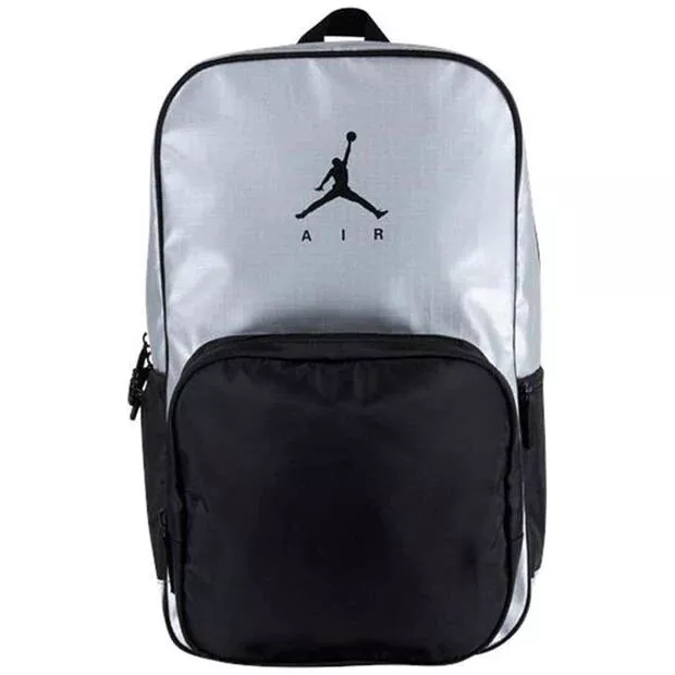 NEW NIKE AIR MICHAEL JORDAN BACKPACK RUCKSACK BAG GREY BLACK