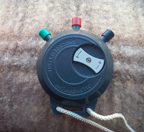 Vintage Plastic chanical 3 buttons German Stopwatch Hanhart AMIGO SWING 1/5 Sec - Picture 3 of 3