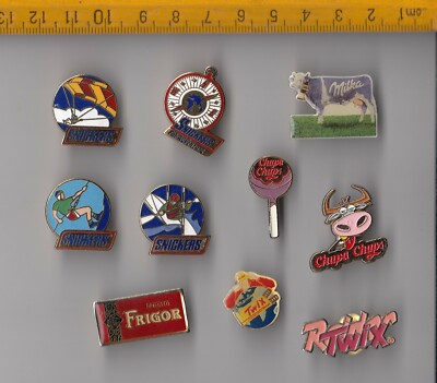 Candy Chocolate Chips Snacks Pin Anstecker Logo 