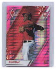 Josiah Gray 2022 Chronicles Phoenix - PINK PULSAR RC #5 - Washington Nationals