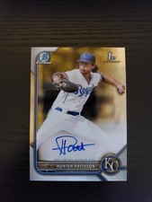 Hunter Patteson - 2022 Bowman Draft Chrome 1st Prospect Autograph ON-CARD AUTO
