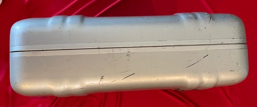 JERRY LEWIS PERSONAL HALLIBURTON TRAVEL CASE 18" x 14" SILVER METAL w COA - Picture 9 of 9