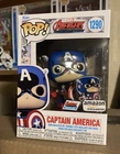💢🇺🇸FuNkO pOp ‼️ Avengers: Captain America w/pin #1290 Amzn EXCLUSIVE!🛡️💢NiB