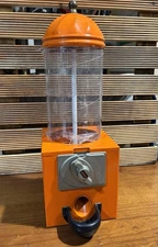 Distributore Automatico di Caramelle Palline Vintage Arancione Gsmatic